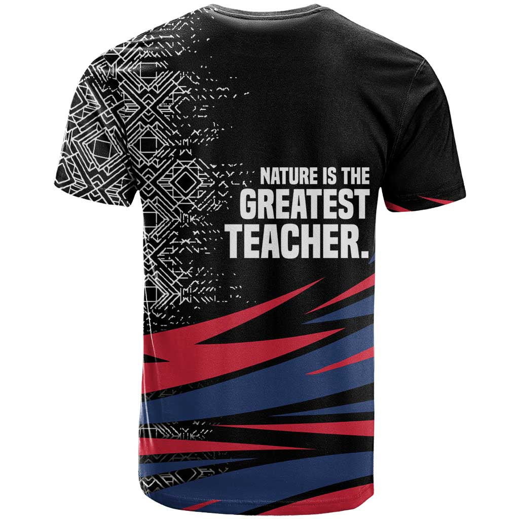 George Washington Carver T shirt with Tree Portrait Illustration, Nature Is the Greatest Teacher Quote - African Pride