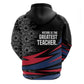 George Washington Carver Zip Hoodie with Tree Portrait Illustration, Nature Is the Greatest Teacher Quote - African Pride