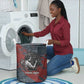 Katherine Johnson Laundry Basket with Chalkboard Math Scene, Verify the Numbers Quote and Space Orbit - African Pride