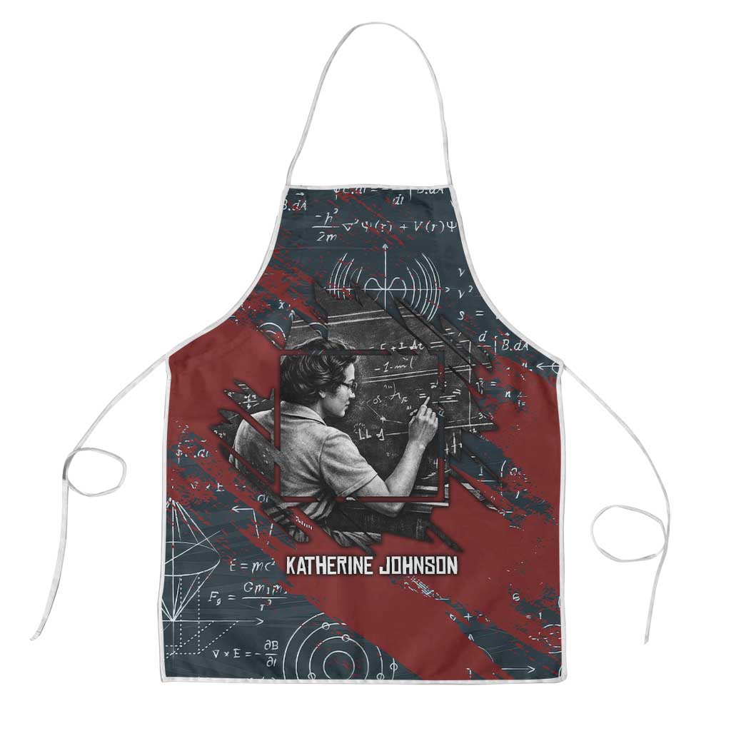 Katherine Johnson Apron with Chalkboard Math Scene, Verify the Numbers ...