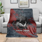 Katherine Johnson Blanket with Chalkboard Math Scene, Verify the Numbers Quote and Space Orbit - African Pride