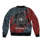 Katherine Johnson Bomber Jacket with Chalkboard Math Scene, Verify the Numbers Quote and Space Orbit - African Pride