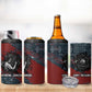 Katherine Johnson 4 in 1 Can Cooler Tumbler with Chalkboard Math Scene, Verify the Numbers Quote and Space Orbit - African Pride