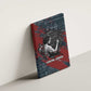 Katherine Johnson Canvas Wall Art with Chalkboard Math Scene, Verify the Numbers Quote and Space Orbit - African Pride