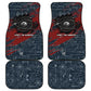 Katherine Johnson Car Mats with Chalkboard Math Scene, Verify the Numbers Quote and Space Orbit - African Pride