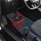 Katherine Johnson Car Mats with Chalkboard Math Scene, Verify the Numbers Quote and Space Orbit - African Pride