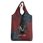 Katherine Johnson Grocery Bag with Chalkboard Math Scene, Verify the Numbers Quote and Space Orbit - African Pride