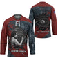Katherine Johnson Hockey Jersey with Chalkboard Math Scene, Verify the Numbers Quote and Space Orbit - African Pride