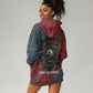 Katherine Johnson Hoodie Dress with Chalkboard Math Scene, Verify the Numbers Quote and Space Orbit - African Pride