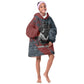 Katherine Johnson Kid Wearable Blanket Hoodie with Chalkboard Math Scene, Verify the Numbers Quote and Space Orbit - African Pride