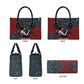 Katherine Johnson Leather Bag with Chalkboard Math Scene, Verify the Numbers Quote and Space Orbit - African Pride