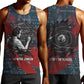 Katherine Johnson Men Tank Top with Chalkboard Math Scene, Verify the Numbers Quote and Space Orbit - African Pride