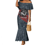 Katherine Johnson Mermaid Dress with Chalkboard Math Scene, Verify the Numbers Quote and Space Orbit - African Pride