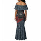 Katherine Johnson Mermaid Dress with Chalkboard Math Scene, Verify the Numbers Quote and Space Orbit - African Pride