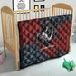 Katherine Johnson Quilt with Chalkboard Math Scene, Verify the Numbers Quote and Space Orbit - African Pride