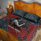 Katherine Johnson Quilt Bed Set with Chalkboard Math Scene, Verify the Numbers Quote and Space Orbit - African Pride