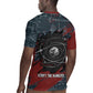 Katherine Johnson Rugby Jersey with Chalkboard Math Scene, Verify the Numbers Quote and Space Orbit - African Pride