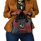 Katherine Johnson Shoulder Handbag with Chalkboard Math Scene, Verify the Numbers Quote and Space Orbit - African Pride