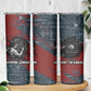Katherine Johnson Skinny Tumbler with Chalkboard Math Scene, Verify the Numbers Quote and Space Orbit - African Pride
