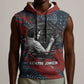 Katherine Johnson Sleeveless Hoodie with Chalkboard Math Scene, Verify the Numbers Quote and Space Orbit - African Pride