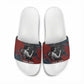 Katherine Johnson Slide Sandals with Chalkboard Math Scene, Verify the Numbers Quote and Space Orbit - African Pride