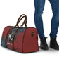 Katherine Johnson Travel Bag with Chalkboard Math Scene, Verify the Numbers Quote and Space Orbit - African Pride