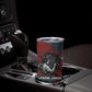 Katherine Johnson Tumbler Cup with Chalkboard Math Scene, Verify the Numbers Quote and Space Orbit - African Pride