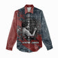 Katherine Johnson Women Casual Shirt with Chalkboard Math Scene, Verify the Numbers Quote and Space Orbit - African Pride