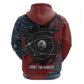 Katherine Johnson Zip Hoodie with Chalkboard Math Scene, Verify the Numbers Quote and Space Orbit - African Pride