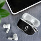 Katherine Johnson AirPods Case with Orbital Space Portrait, Historic NASA Launch Dates and Physics - African Pride