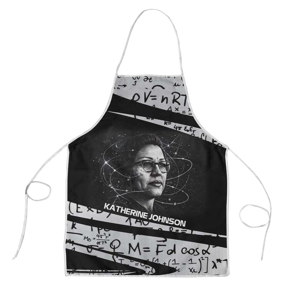 Katherine Johnson Apron with Orbital Space Portrait, Historic NASA ...
