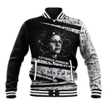 Katherine Johnson Baseball Jacket with Orbital Space Portrait, Historic NASA Launch Dates and Physics - African Pride