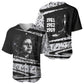Katherine Johnson Baseball Jersey with Orbital Space Portrait, Historic NASA Launch Dates and Physics - African Pride