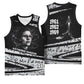 Katherine Johnson Basketball Jersey with Orbital Space Portrait, Historic NASA Launch Dates and Physics - African Pride