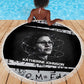 Katherine Johnson Beach Blanket with Orbital Space Portrait, Historic NASA Launch Dates and Physics - African Pride