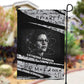 Katherine Johnson Garden Flag with Orbital Space Portrait, Historic NASA Launch Dates and Physics - African Pride