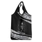 Katherine Johnson Grocery Bag with Orbital Space Portrait, Historic NASA Launch Dates and Physics - African Pride