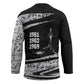 Katherine Johnson Hockey Jersey with Orbital Space Portrait, Historic NASA Launch Dates and Physics - African Pride