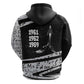 Katherine Johnson Hoodie with Orbital Space Portrait, Historic NASA Launch Dates and Physics - African Pride