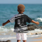 Katherine Johnson Kid Hawaiian Shirt with Orbital Space Portrait, Historic NASA Launch Dates and Physics - African Pride