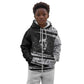 Katherine Johnson Kid Hoodie with Orbital Space Portrait, Historic NASA Launch Dates and Physics - African Pride