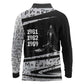Katherine Johnson Long Sleeve Polo Shirt with Orbital Space Portrait, Historic NASA Launch Dates and Physics - African Pride