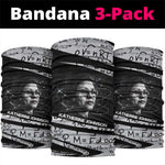 Katherine Johnson Neck Gaiter with Orbital Space Portrait, Historic NASA Launch Dates and Physics - African Pride