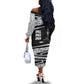 Katherine Johnson Off The Shoulder Long Sleeve Dress with Orbital Space Portrait, Historic NASA Launch Dates and Physics - African Pride