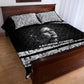 Katherine Johnson Quilt Bed Set with Orbital Space Portrait, Historic NASA Launch Dates and Physics - African Pride