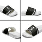 Katherine Johnson Slide Sandals with Orbital Space Portrait, Historic NASA Launch Dates and Physics - African Pride