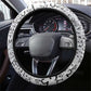 Katherine Johnson Steering Wheel Cover with Orbital Space Portrait, Historic NASA Launch Dates and Physics - African Pride