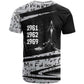 Katherine Johnson T shirt with Orbital Space Portrait, Historic NASA Launch Dates and Physics - African Pride