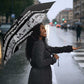 Katherine Johnson Umbrella with Orbital Space Portrait, Historic NASA Launch Dates and Physics - African Pride