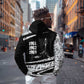 Katherine Johnson Zip Hoodie with Orbital Space Portrait, Historic NASA Launch Dates and Physics - African Pride